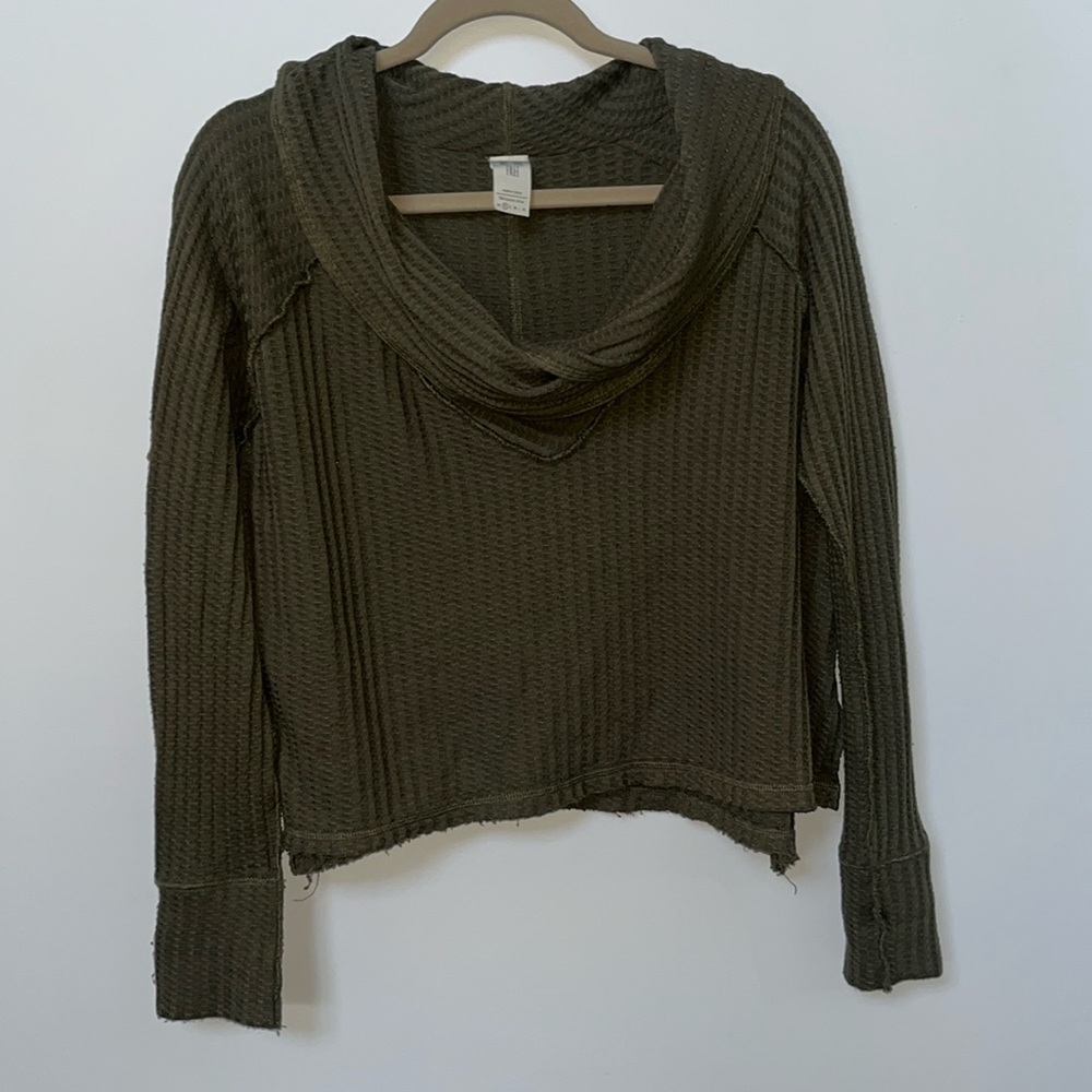 Free People boho style Crop Sweater
